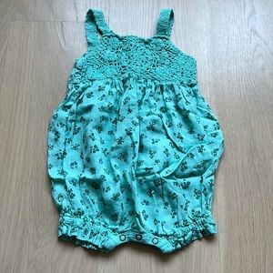 Ella Moss crochet romper.  Size 18-24 months